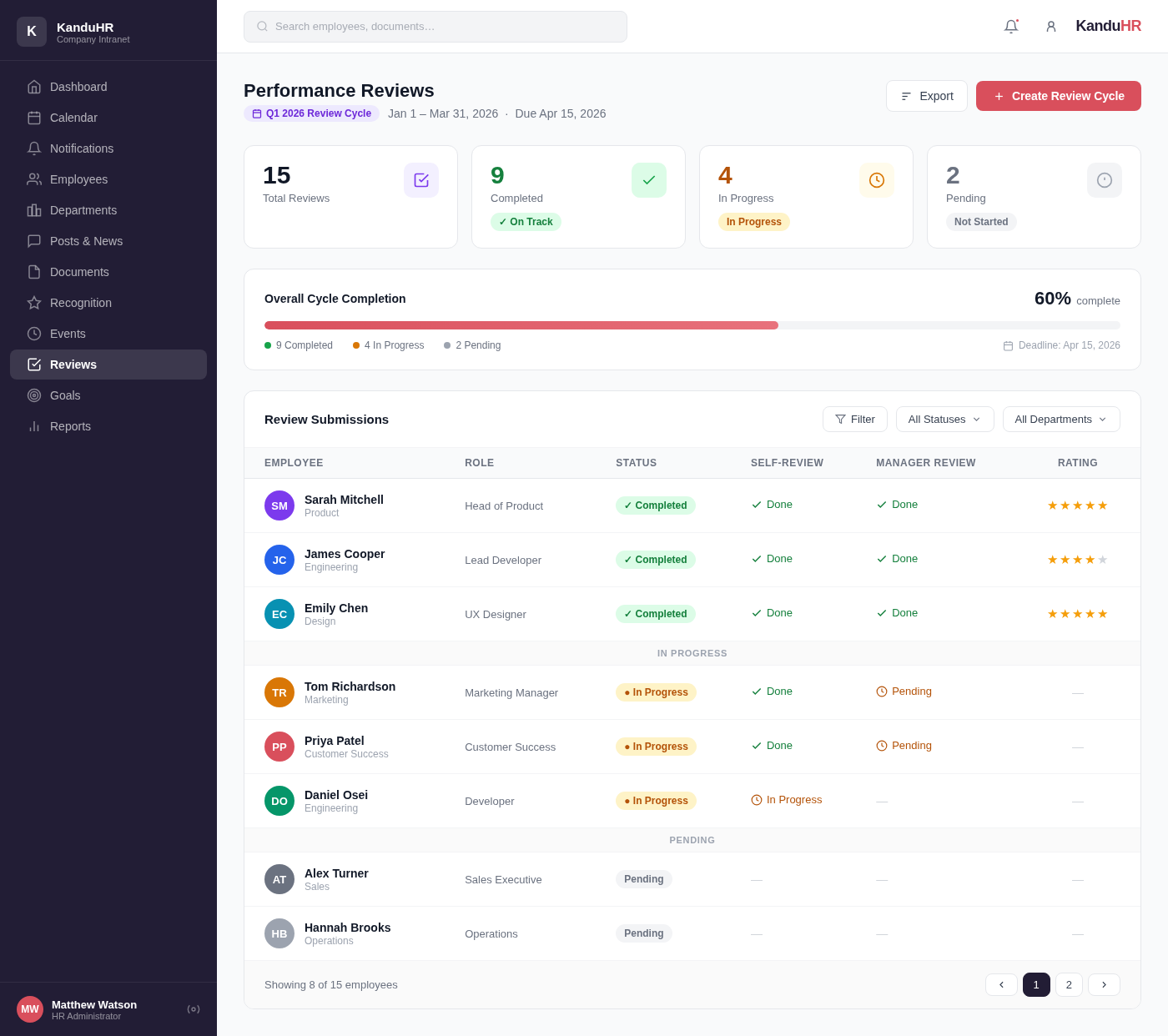KanduHR Reviews Demo
